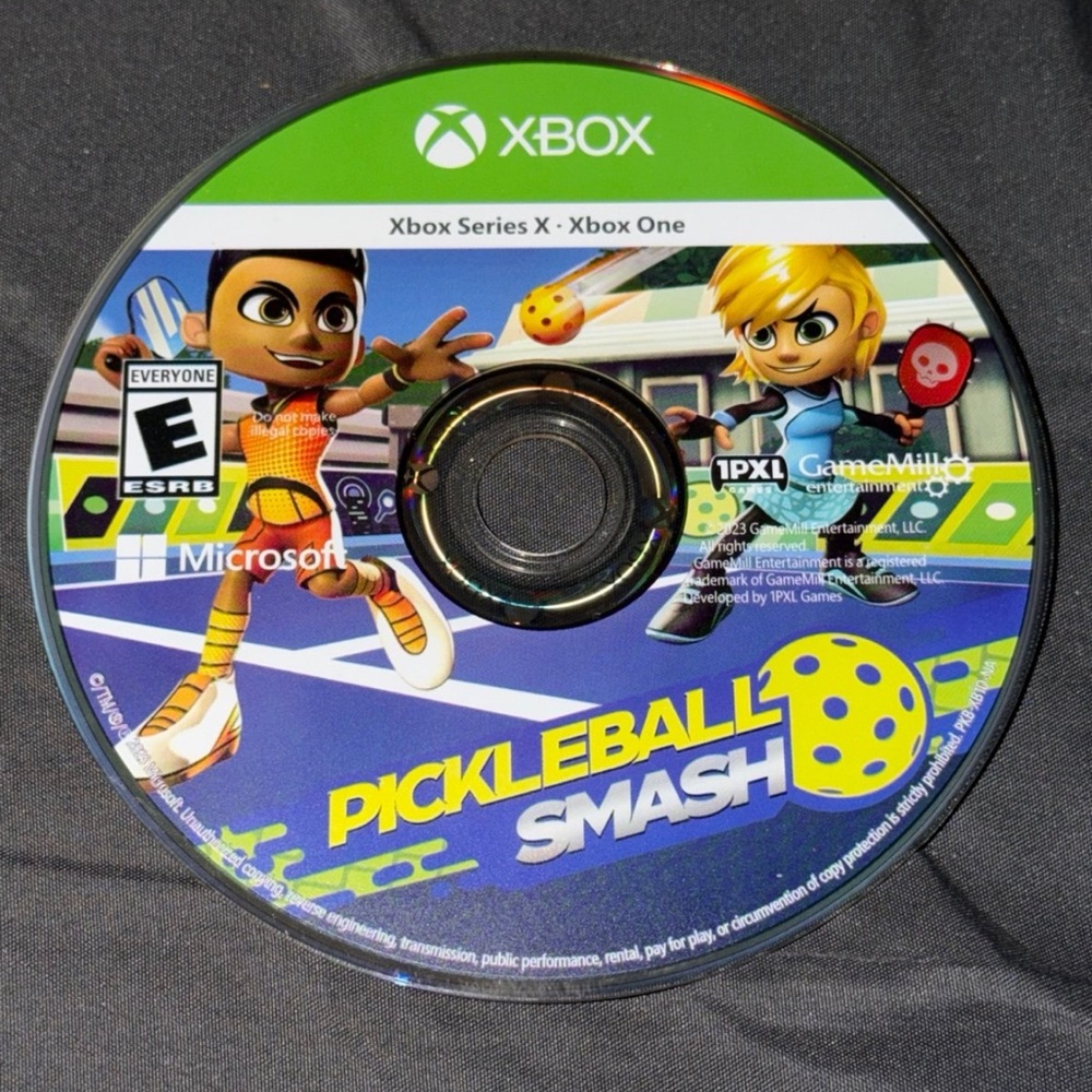 Microsoft Xbox Series X/One Pickleball Smash Video Game Rated E For Everyone Use